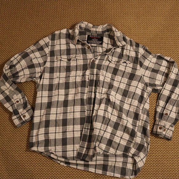 Rustic Outfitters: Flannel, Button Down, LS Shirt - Picture 1 of 2